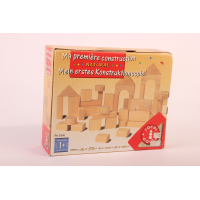 Houten blokken blank